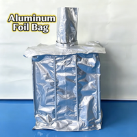 Conteneur Intermédiaire Flexible (IBC) avec Doublure Barrière en Aluminium à Cloisons, Sac de Stockage Carré à Cloisons avec Doublure en Feuille Métallique