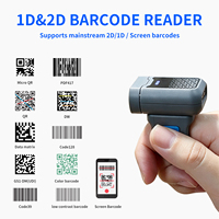 Escáner de Código de Barras Inalámbrico W-320 para Dedo Anular, Lector 1D y 2D para Logística