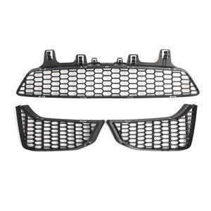 Juego de Rejillas Delanteras para Parachoques, Rejilla Central Inferior de Malla Hexagonal, ABS, Nuevo para Serie 3, Serie 4, 5118054294/5118054301/5118054302 - Product Image 1