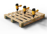 Ligne de production automatique de palettes en bois pour la fabrication de palettes Euro