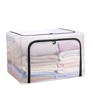 Professional manufacture cheap wholesale quality clothes storage box transparent