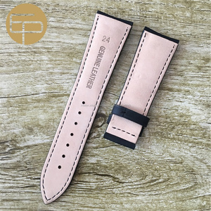 Durevoli di alta qualità dell'annata crazy-cavallo <span class=keywords><strong>grigio</strong></span> in vera <span class=keywords><strong>pelle</strong></span> di vitello <span class=keywords><strong>cinturino</strong></span> di vigilanza con imbottitura - Product Image 4