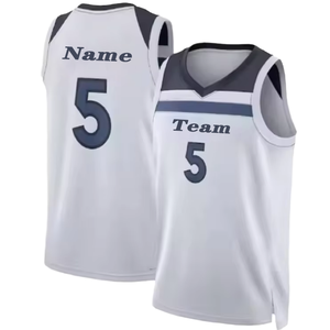 Conjuntos de Camisetas de Baloncesto Unisex Personalizadas, 100% Poliéster, Transpirables, de Secado Rápido, Diseño en Color Rosa, Gran Venta - Product Image 1