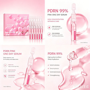 Suero Rosa PDRN de Marca Privada, Colágeno de ADN de Salmón, Antienvejecimiento, Reparación de la Piel, Aclarante, Cuidado de Arrugas, OEM - Product Image 4