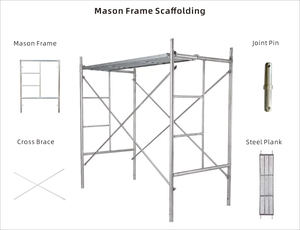 OEM xây dựng khung giàn giáo Mason đi bộ qua thép H khung giàn giáo cho xây dựng - Product Image 3