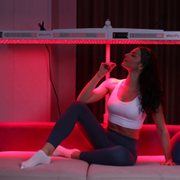 Appareil de luminothérapie rouge ultra-mince de bureau PDT pour soulager les douleurs dorsales Redfy, garantie de 2 ans, 1500W LED 660nm/850nm, utilisation à domicile et au bureau