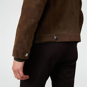 Vente flash, vestes bomber personnalisées pour moto, veste en cuir véritable, imperméable, logo personnalisé, veste en cuir pour homme - Product Image 5