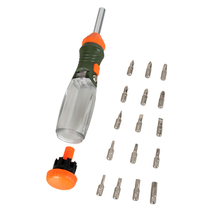 <span class=keywords><strong>Direct</strong></span> <span class=keywords><strong>Factory</strong></span> OEM/ODM Hoge Kwaliteit 16-in-1 Ratschet-schroevendraaier Industriële Kwaliteit Multifunctionele Plastic Uitwisselbare <span class=keywords><strong>Bits</strong></span> - Product Image 5