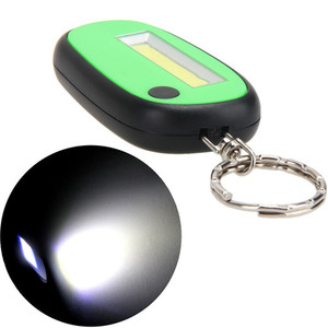 High Quality Bright COB Keychain Light Mini Pocket <strong>Flat</strong> LED <strong>Flashlight</strong> for Camping Hiking - Product Image 5