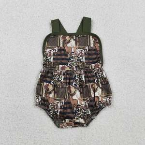 Oferta de Verano: Pelele de Manga Corta con Tirantes y Estampado de Camuflaje del Sur para Bebés Recién Nacidos - Product Image 3