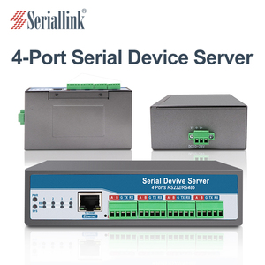 Seriallink 4-Port RS232/485 Ethernet chuyển đổi thiết bị nối tiếp máy chủ modbus rtu modbus TCP din35mm cài đặt Viễn Thông - Product Image 5