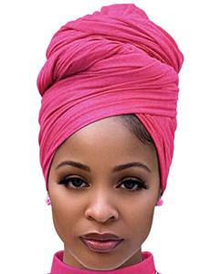 Écharpe en jersey grande taille Hijab extensible Écharpes pour la tête Vente en gros d'étoles Jersey Coton Hijab pour femmes - Product Image 6