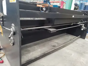 Máquina de corte de placa de aço, pronto para enviar 6000mm * 4000mm visor digital, máquina de corte de placa de aço hidráulica para venda