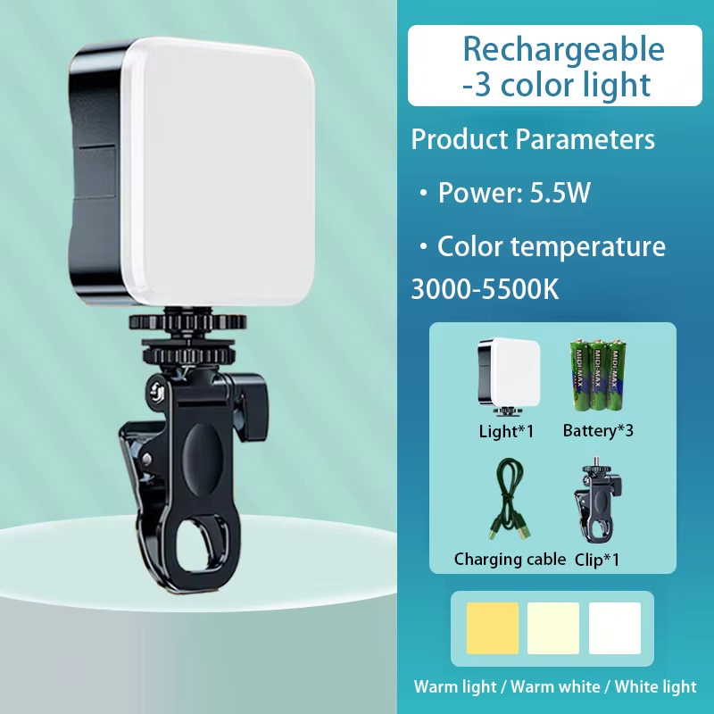 Rechargeable - 3 color Light