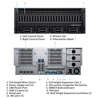 PowerEdge R940xa Rack Server Computer Dual Intel Xeon 4210R 32GB DDR4 RAM 2x1.2TB 10K H330 Hot-Swap in Stock Enterprise Servers