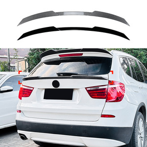Bmw X3 F25 2011 2017 Rear Spoiler Blade Style Piano <b>Black</b> Carbon Fiber Texture Abs Material <b>Trunk</b> Wing - Product Image 1