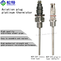 Sonde de température thermocouple à prise aviation Pt100 WZP-270, résistance thermique enfichable