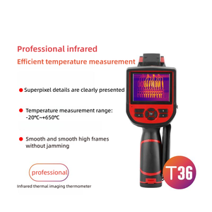 Caméra thermique infrarouge portable T36, résolution d'affichage 640x480, champ de vision 25x19, 11 palettes de couleurs, sensibilité 0,05 - Product Image 2