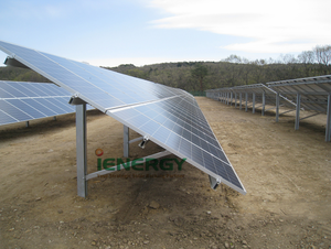 Structure de montage solaire <span class=keywords><strong>Poteau</strong></span> de percussion simple Ancrage de rail C Montage au sol de pieux de poinçonnage pour projet solaire au sol inégal - Product Image 5
