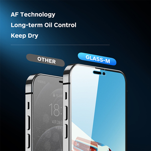 Đầy đủ keo Tempered Glass bảo vệ màn hình cho <span class=keywords><strong>iPhone</strong></span> 13/14 Pro Max Mini 2.5D điện thoại màn hình phim Tempered Glass bảo vệ màn hình - Product Image 2