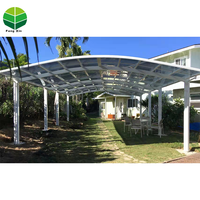 Abri de voiture en aluminium pour garage, auvent, carport, vente en gros en Chine, garages, auvents et carports personnalisés, protection UV