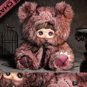 2026 Nuevo 100% Auténtico MayMei 5 400% Serie <span class=keywords><strong>de</strong></span> Muñecas Rebel <span class=keywords><strong>de</strong></span> Vinilo y Peluche Caja Sorpresa Mochila Decorativa con Cremallera Juguetes Adorables - Product Image 3
