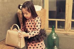 Wholesale Children Clothing <b>Sweet</b> Long Sleeve <b>Heart</b> Printed Prince Dress With Mesh for Kids Little Girls From China Manufacturer - Product Image 4