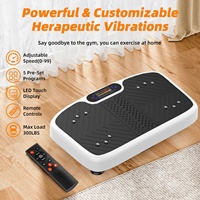 Plateforme vibrante électromagnétique pour amincissement corporel à 199 niveaux, machine de massage par vibration, vibration verticale, portable, pour usage domestique
