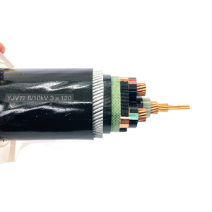 Yjv72 6/10KV điện áp trung bình cáp điện ba lõi xlpe ngoài trời bọc thép cáp giá - Product Image 4