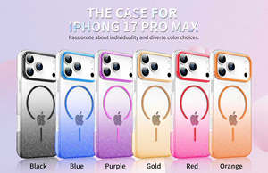 Coque de téléphone anti-chute en PC bicolore à gradient magnétique intégré, compatible avec <span class=keywords><strong>iPhone</strong></span> 17 <span class=keywords><strong>Pro</strong></span> Max, 15, 14 - Product Image 2
