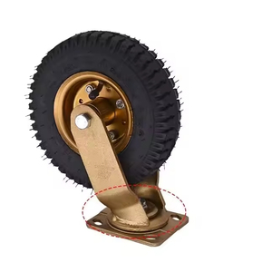 Rueda Neumática de Goma de Alta Resistencia de 8 y 10 Pulgadas, Rueda Giratoria de Alta Resistencia, Rueda Neumática para Muebles de Cocina - Product Image 3