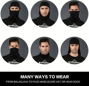 Cagoule d'hiver épaisse et chaude personnalisée Trend Factory, élastique, pour cyclisme, protection faciale, coupe-vent, en nylon, imprimée par sublimation - Product Image 6