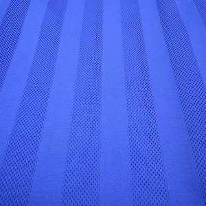 <span class=keywords><strong>Tissu</strong></span> en maille extensible 100 % polyester 140 g/m² pour débardeurs d'été et maillots de course – Maille respirante à séchage rapide – Vente en gros - Product Image 3