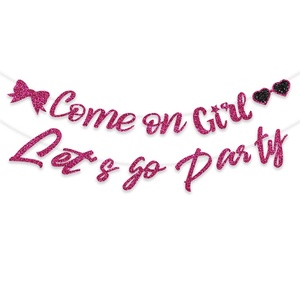 Novedad para Fiestas: Guirnaldas <span class=keywords><strong>de</strong></span> Papel, Decoraciones, Pancarta <span class=keywords><strong>de</strong></span> Princesa Rosa, Adornos Colgantes, Artículos <span class=keywords><strong>de</strong></span> Cumpleaños, Venta al por Mayor Transfronteriza - Product Image 5