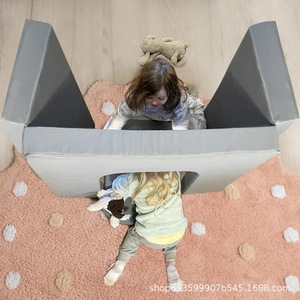 Tapis de jeu modulaire en mousse haute densité pour enfants unisexes de 2 à 4 ans, utilisation à domicile, tapis combinables créatifs - Product Image 1