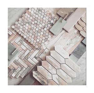 Mosaicos de Mármol Rosa Noruego — Mosaico de Mármol, Mosaico - Product Image 1