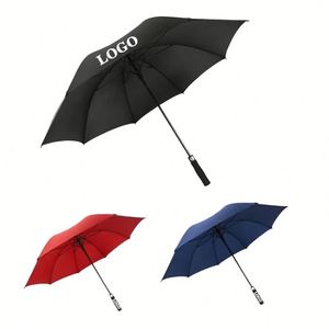 Wholesale Personal Promotion Gift Durable <b>Windproof</b> Fully-Automatic Golf <b>Umbrella</b> with Custom Color and Silk Screen Printing - Product Image 1
