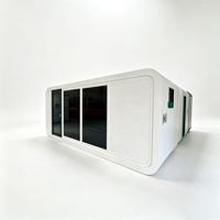 Maison capsule préfabriquée moderne Apple Cabin, maison modulaire pour glamping, hôtel, gîte, intérieur personnalisé