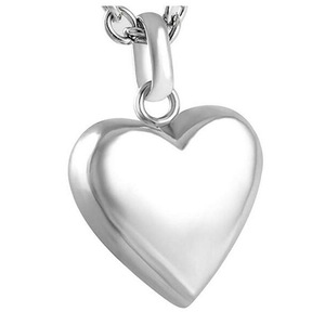 Cremation Urn <strong>Necklace</strong> for <strong>Ashes</strong> Stainless Steel Vintage Memorial Pendant <strong>Hold</strong> Heart Cremated Keepsake Jewelry Gift - Product Image 3