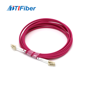 MPO LC FC ST SC Cable de conexión de fibra óptica Multimodo OM4 50/125μm Puente óptico dúplex - Product Image 2