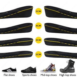 Latest Magnet 2-5cm Invisible <b>Height</b> <b>Increase</b> Insoles Memory Foam Heighten <b>Shoes</b> Sole Pad Unisex - Product Image 3