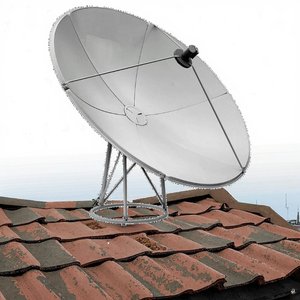 Antena Parabólica de Banda C <span class=keywords><strong>para</strong></span> Satélite, Antena de <span class=keywords><strong>TV</strong></span> <span class=keywords><strong>Satelital</strong></span> de Enfoque Primario con Malla de Receptores <span class=keywords><strong>para</strong></span> Recepción Comercial y FTA - Product Image 1