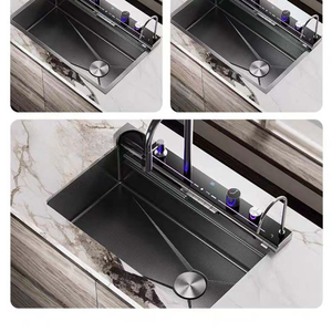 Fregadero <span class=keywords><strong>de</strong></span> Cocina Digital en relieve <span class=keywords><strong>de</strong></span> acero inoxidable 304 <span class=keywords><strong>de</strong></span> <span class=keywords><strong>ballena</strong></span> <span class=keywords><strong>azul</strong></span>, fregadero <span class=keywords><strong>de</strong></span> <span class=keywords><strong>una</strong></span> sola ranura en relieve, nano lavado <span class=keywords><strong>de</strong></span> verduras - Product Image 3