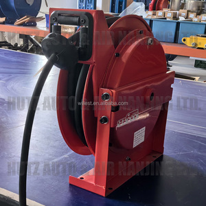 Enrouleur de Tuyau Industriel Rétractable WILLEST à Double Bras Haute Pression HRO8036-R3/8" avec Retour à Ressort et Support de Rangement - Product Image 2