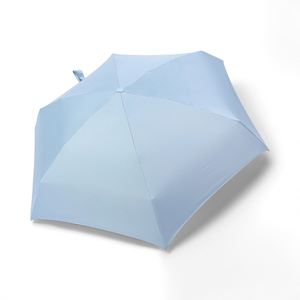 Promotion White Small Foldable Cheap <b>Windproof</b> High Quality Travel Compact <b>Umbrella</b> With Logo Custom Print - Product Image 4