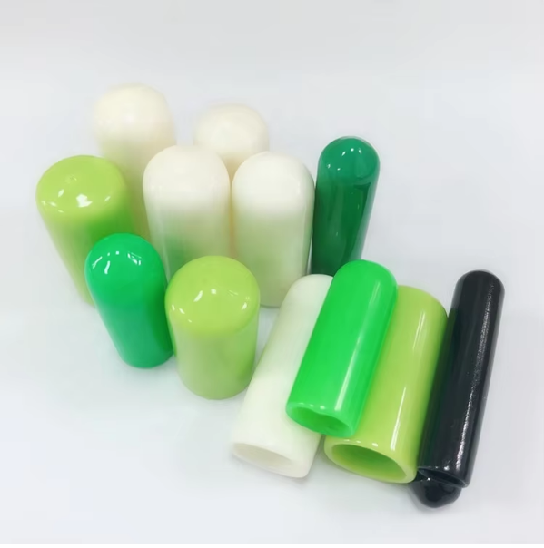 Custom Wear-Resistant and Waterproof PVC Flexible Cylindrical Rubber End Caps for Automotive Parts Extru