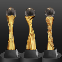 Trophée Basket Ball Résine Sports Awards Or Argent Bronze Logo Personnalisé Trophée