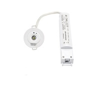 Plafonnier LED blanc chaud encastré 3W, batterie UFO de secours, lumière d'urgence Rechargeable pour l'accès au véhicule de pompiers