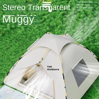 Totalmente automático interior pequeña casa Oxford tienda al aire libre para 3-4 adultos 2 niños doble sola persona protector solar protección contra insectos
