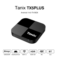 Ihomemix Tanix Tx5 Plus Tv Box Amlogic S905x5m 4K 4GB 64GB Tv Stick Wifi Dual 1000M Lan Android 14 Tvbox Set Top Box Tx5 Plus